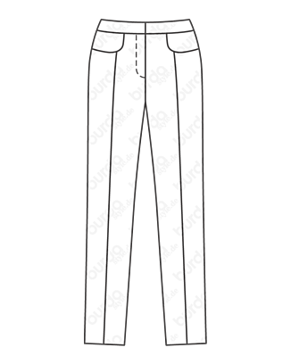 Pantalon en Coton n°115 | Burda Style 02/21