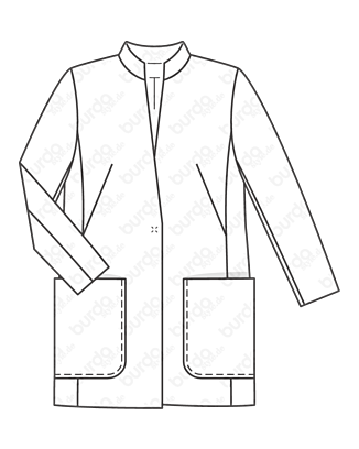 Veste en Coton n°128 | Burda Style 02/21