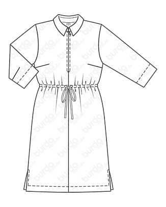 Robe en Coton n°129 | Burda Style 02/21