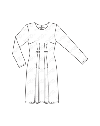 Robe en Crêpe n°103 | Burda Style 3/21