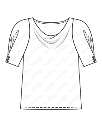 Blouse en Soie n°119 | Burda Style 4/21