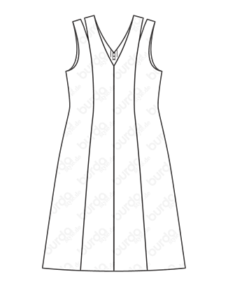 Robe en Lin n°122 | Burda Style 4/21