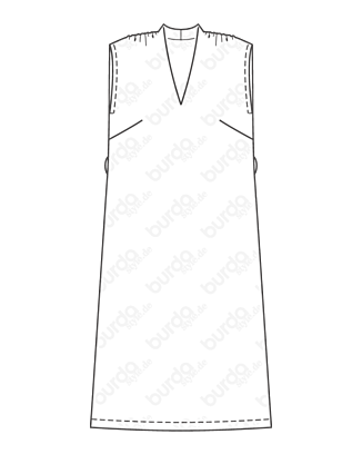 Robe en Viscose n°123 | Burda Style 4/21