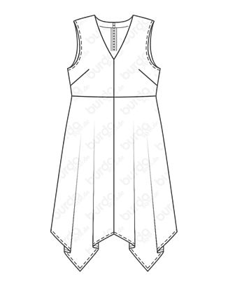 Robe en Soie n°126 | Burda Style 4/21