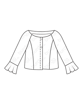 Veste en Jacquard n°105 | Burda Style 6/21