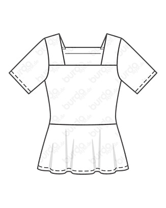 Top en Jersey n°109 | Burda Style 6/21