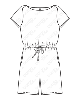 Combinaison en Coton n°120 | Burda Style 6/21