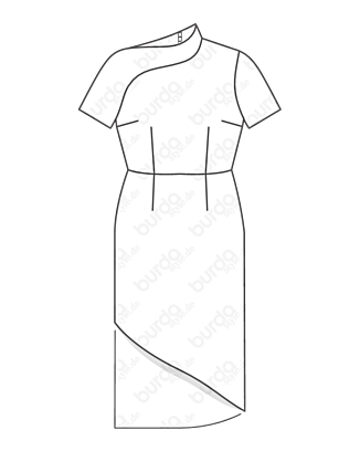 Robe en Crêpe n°122 | Burda Style 6/21