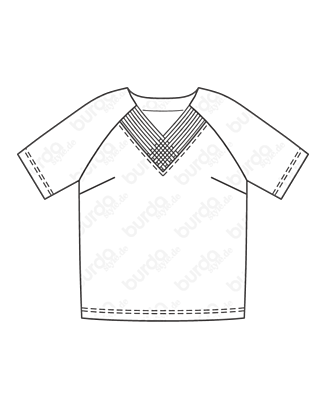 Top en Jersey n°126 | Burda Style 6/21