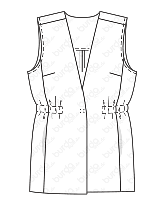 Gilet en Jacquard n°129 | Burda Style 6/21