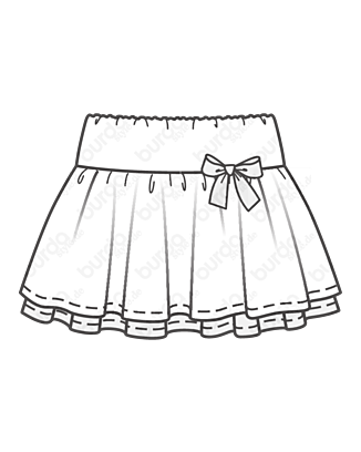 Jupe en Coton n°132 | Burda Style 6/21