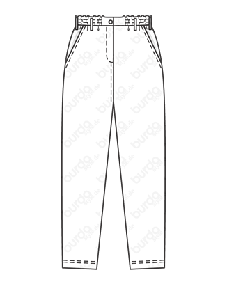 Pantalon en Coton n°102 | Burda Style 05/21