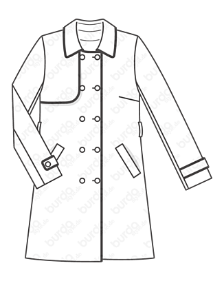 Veste en Coton n°104 | Burda Style 05/21