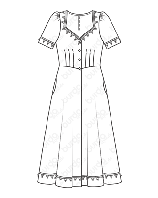 Robe en Coton n°111 | Burda Style 05/21