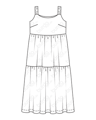 Robe en Jersey n°122 | Burda Style 05/21