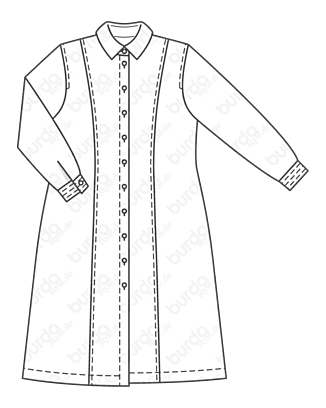 Robe en Viscose n°123 | Burda Style 05/21