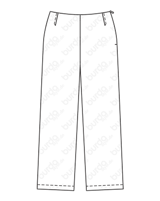 Pantalon en Coton n°125 | Burda Style 05/21