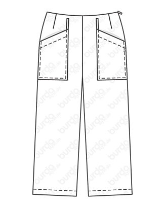 Pantalon en Viscose n°126 | Burda Style 05/21