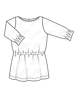 Robe en Jersey n°128 | Burda Style 05/21