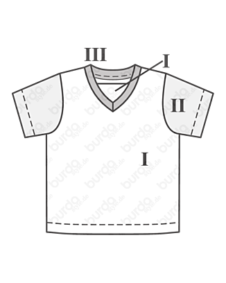 T-shirt en Coton n°129 | Burda Style 05/21
