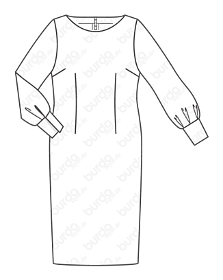Robe en Viscose n°101 | Burda Style 08/21