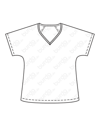 T-shirt en Jersey n°112 | Burda Style 07/21