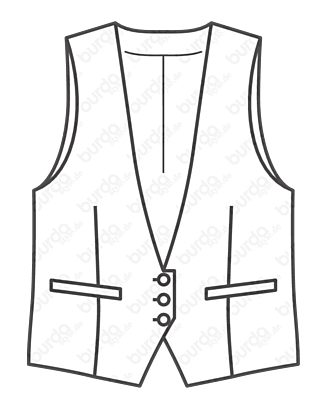 Gilet en Sergé n°118 | Burda Style 08/21