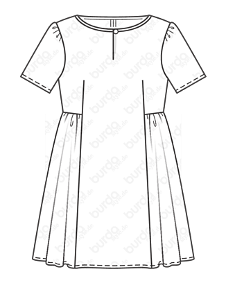 Robe en Viscose n°120 | Burda Style 07/21