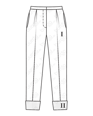 Pantalon en Denim , Coton n°120 | Burda Style 08/21
