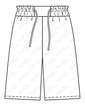Bermuda en Viscose n°123 | Burda Style 07/21
