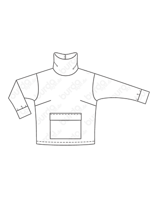 Sweater en Jersey n°124 | Burda Style 08/21