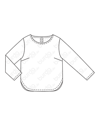 Top en Lycra , Jersey n°125 | Burda Style 08/21