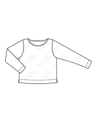 T-shirt en Jersey n°129 | Burda Style 07/21