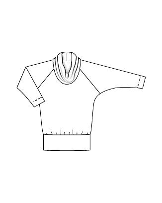 Pull-over en maille n°410 | Burda Style HS Plus Automne/Hiver