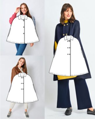 Cape en Lainage n° 1 | Burda Easy n°6/2021