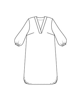 Robe en twill n°124 | Burda Style 12/21