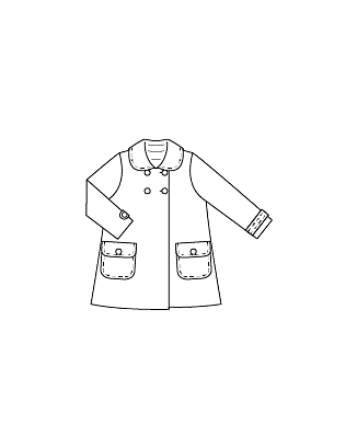 Manteau en lainage n°129 | Burda Style 12/21