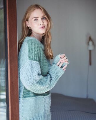 Pullover en patchwork #10 | Burda Mailles n°13 - 2021