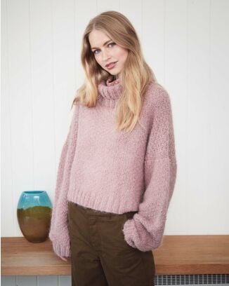 Pullover avec un col roulé #11 | Burda Mailles n°13 - 2021
