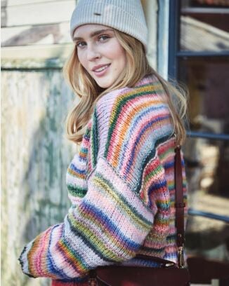 Pullover rayé #15 | Burda Mailles n°13 - 2021