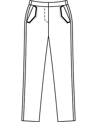 Pantalon en Coton n°108 | Burda Style 01/22