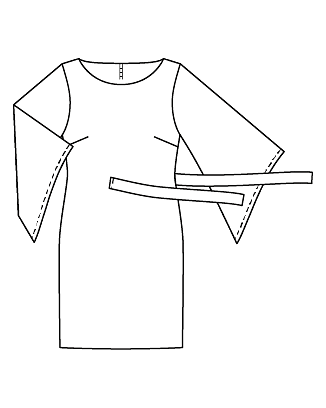 Robe en Polyester n°114 | Burda Style 01/22