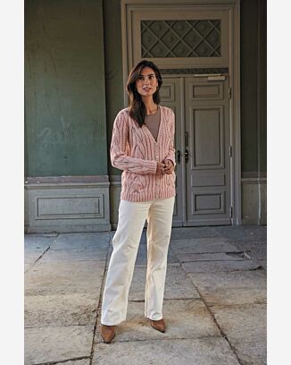 Gilet en torsades #32 | Burda Mailles n°14 - 2022