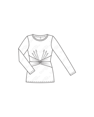Top en jersey n°102 | Burda Style 01/18