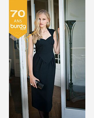 Petite robe noire Coco n°03 de Burda Vintage Automne Hiver 2014