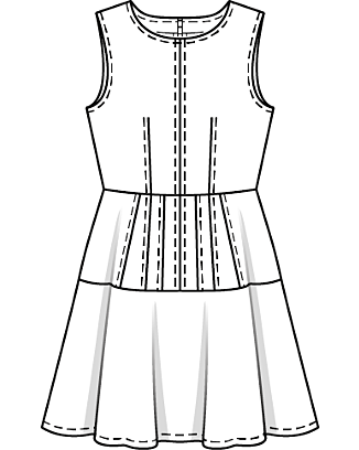 Robe en Denim n°114 | Burda Style 02/22