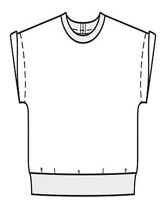 T-shirt en jersey n° 5 | Burda Easy Kids n°1/2022