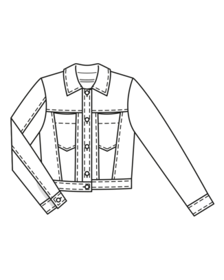 Veste en Jacquard n°101 | Burda Style 04/22