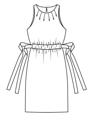 Robe en Crêpe n°108 | Burda Style 04/22