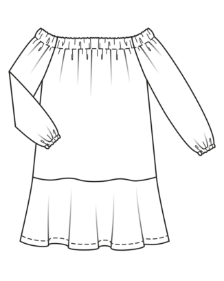 Robe en Jersey n°112 | Burda Style 04/22